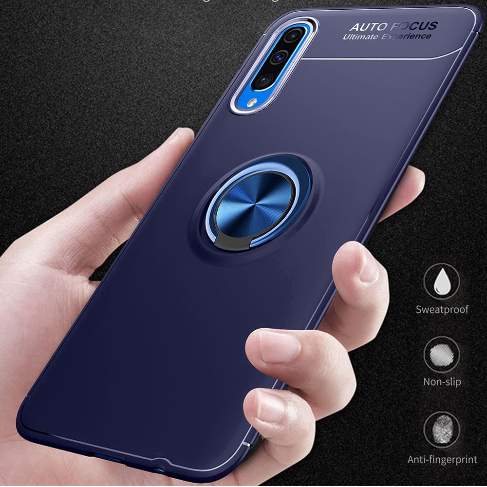 Ốp điện thoại dẻo tích hợp giá đỡ hình vòng nhẫn Samsung Note 10 Plus A10S A20S A30S Note 10+ A70 A6 Plus 2018 A6+ Stand Finger Ring Soft Phone Case