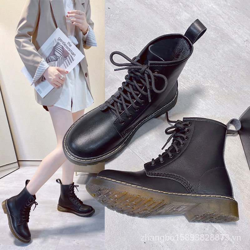 DR. MARTENS DR. MARTENS Giày Bốt Martin Cổ Cao Thời Trang Nữ Tính