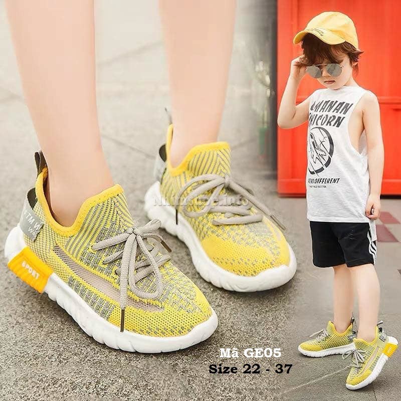 Giày thể thao cho bé trai và bé gái 1 - 12 tuổi năng động GE05