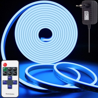 Thanh đèn neon 5m led 12v không thấm nước 2835 thanh ánh sáng led 120led / m 12v với 11 phím và đầu điều khiển dc trắng / ấm trắng đỏ xanh lam hồng vàng thanh ánh sáng