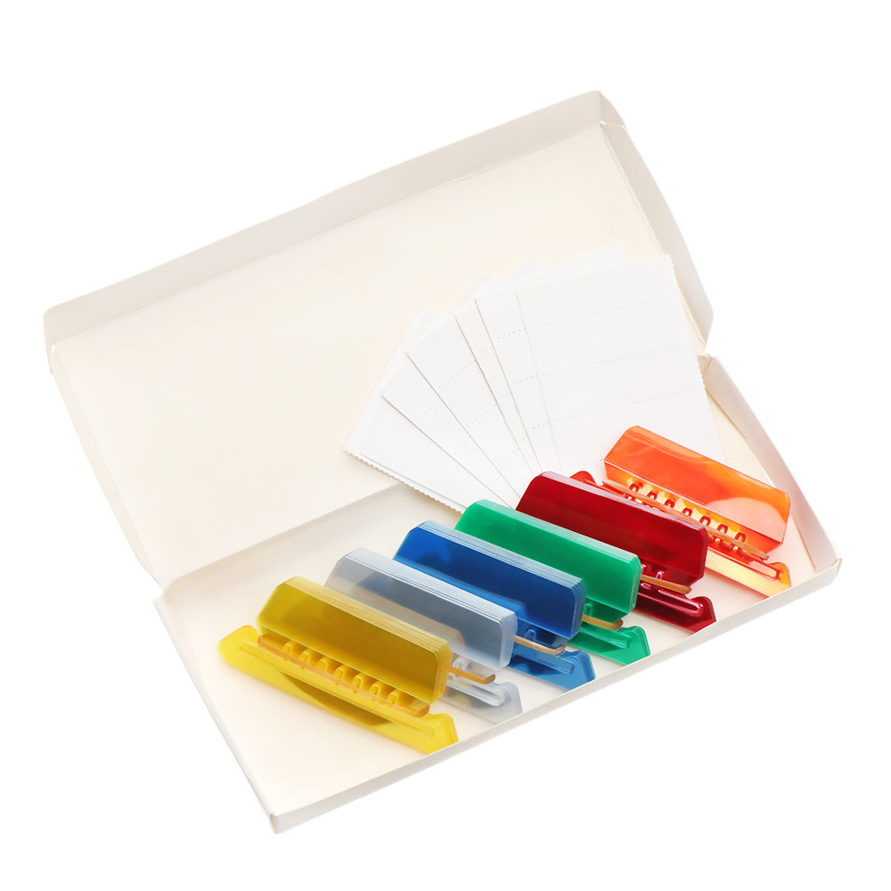 Tấm nhãn nhựa treo phân loại thư mục, tài liệu (nhiều màu)