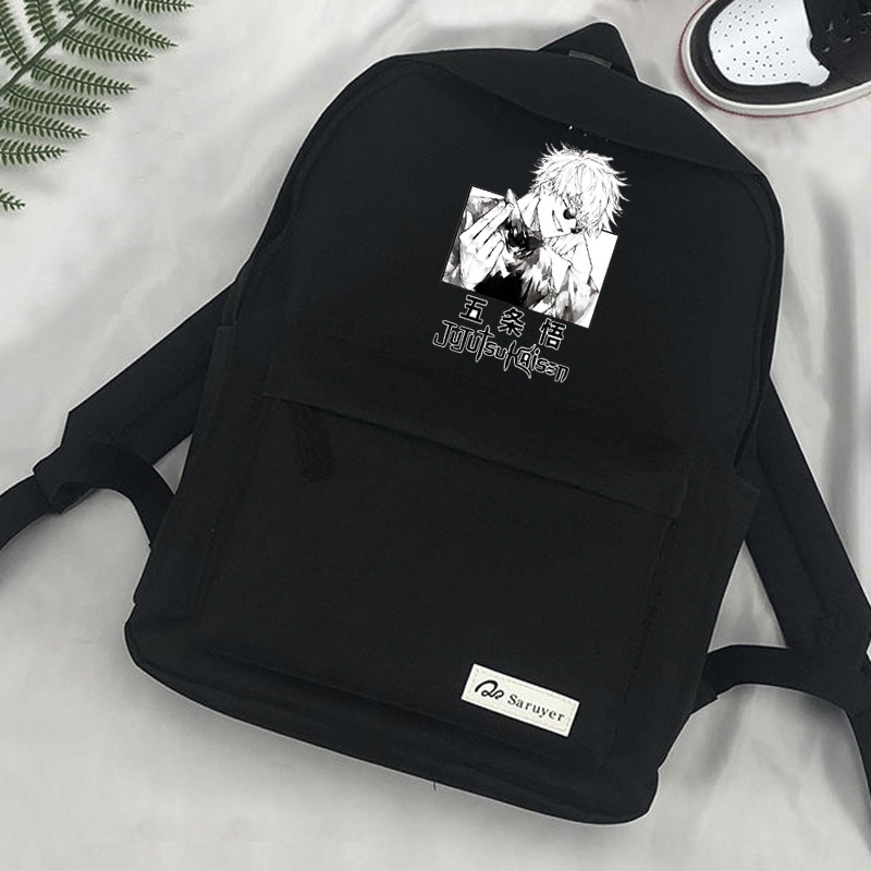 Jujutsu Kaisen Satoru Gojo Itadori bolsas Balo Đi Học / Du Lịch Đựng laptop Tiện Dụng