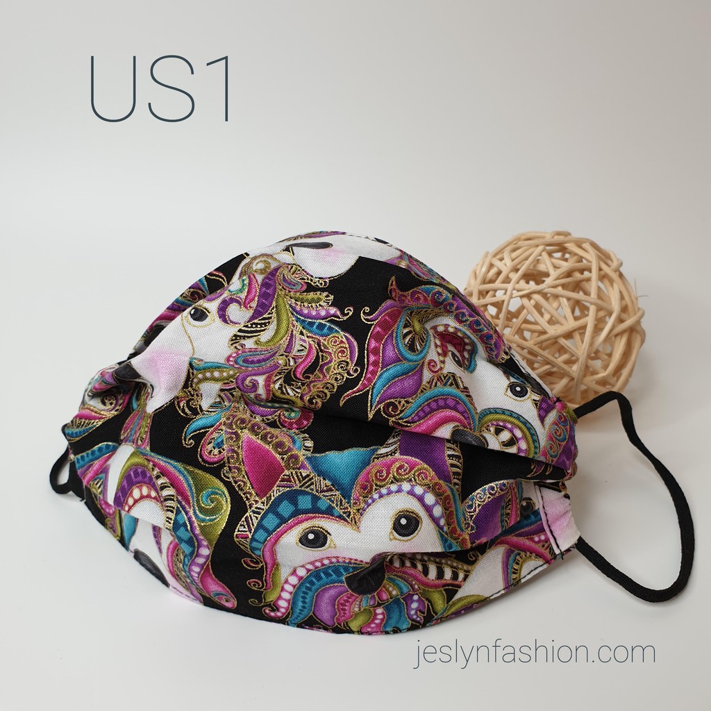 Khẩu trang vải họa tiết thú cưng US1