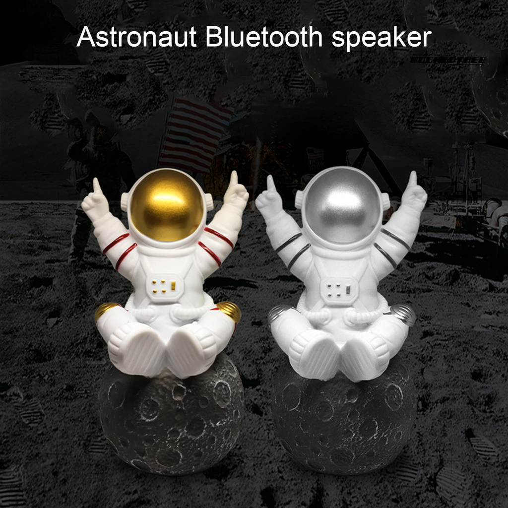 Loa bluetooth không dây Y-388 hình phi hành gia đáng yêu kèm dây cáp