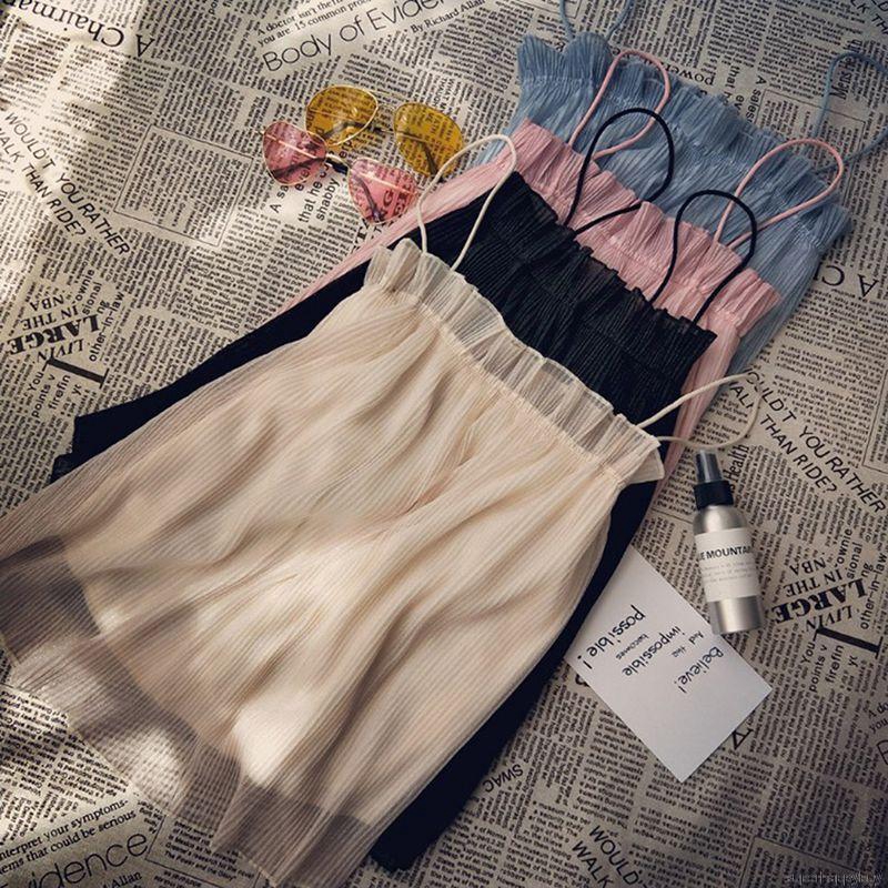 Áo hai dây phong cách Hàn Quốc quyến rũ dành cho nữ