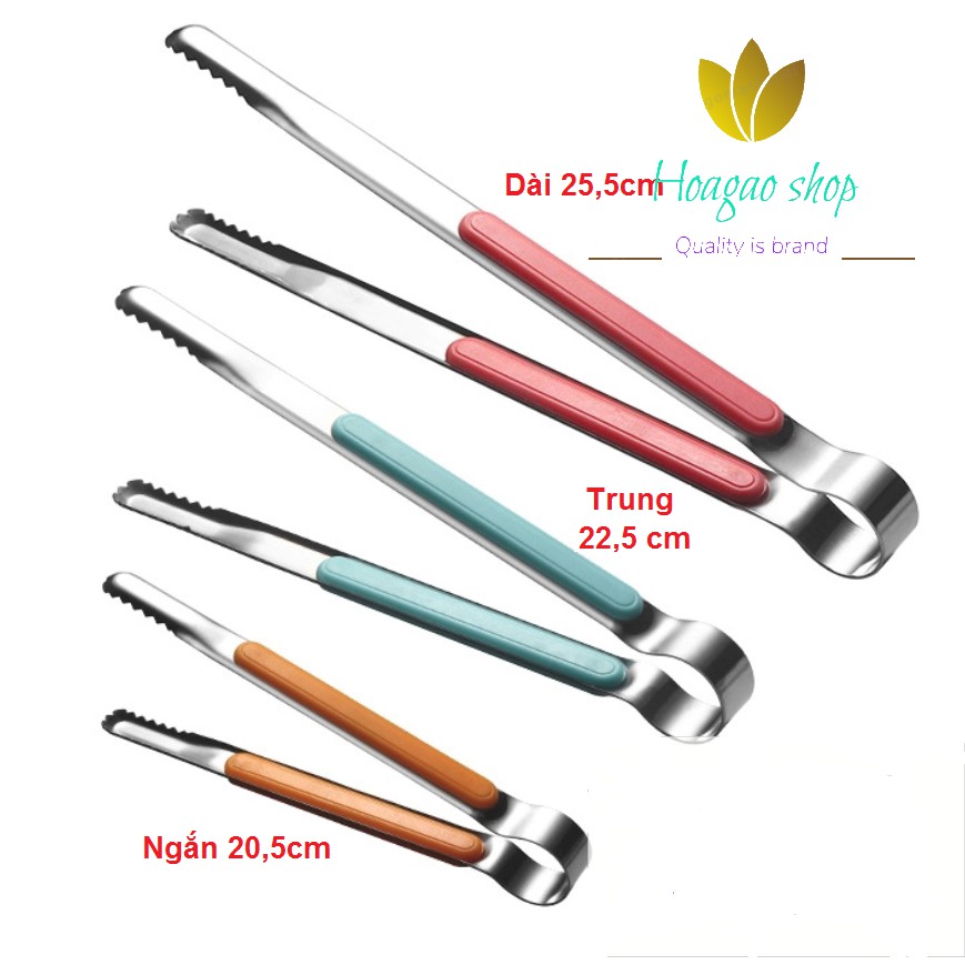 Combo 3 kẹp nướng BBQ tay cầm ABS chống nóng, kẹp nướng thịt, gắp bánh siêu tiện dụng