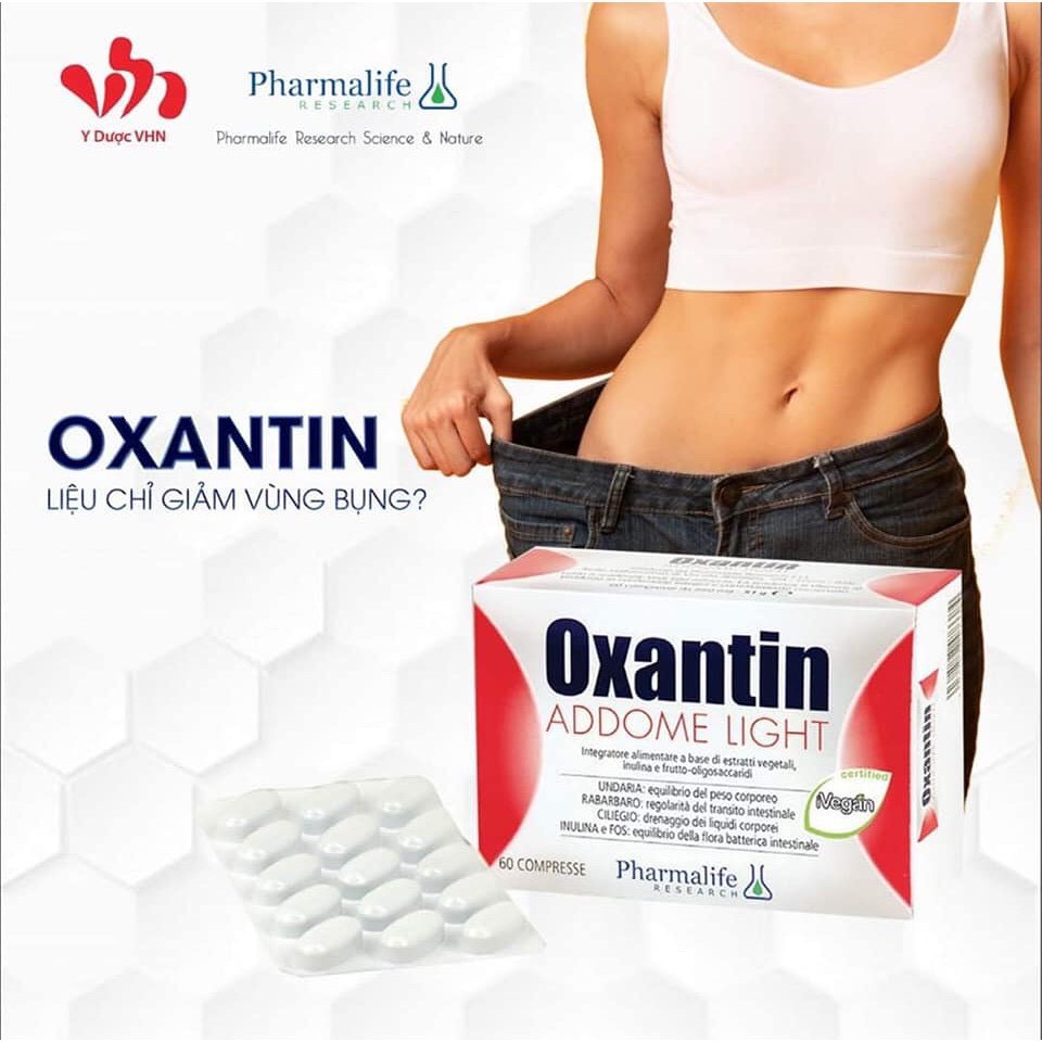 Viên uống thảo dược giảm cân Oxantin hộp 60 viên an toàn, hiệu quả