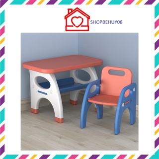 [CÓ BÁN LẺ] Bộ bàn ghế trẻ em cao cấp Nâng Độ Cao phù hợp với trẻ em 2 đến 12 tuổi, Hàng xuất khẩu
