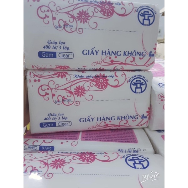 Khăn Giấy Rút, Khăn Ăn, Khăn Giấy Lụa 3 lớp x 400 tờ Mềm Mịn