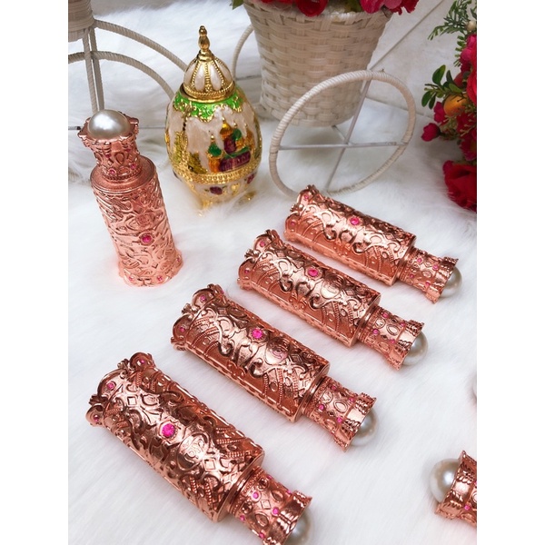 Tinh dầu nước hoa Dubai tháp hồng đính ngọc trai