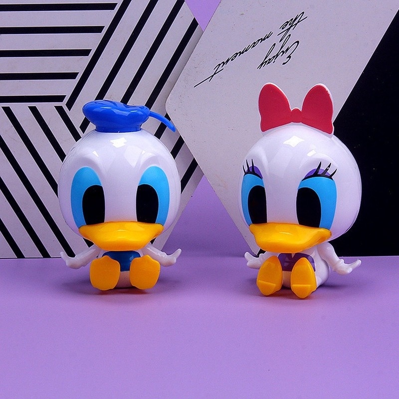 Set 2 Phụ Kiện Trang Trí Bánh Kem Hình Chuột Mickey Minnie Dễ Thương