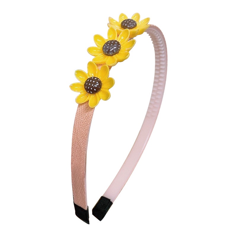 Cài tóc họa tiết hoa cúc phong cách Hàn Quốc dễ thương cho bé gái