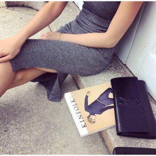 ĐẦM THUN BODY 2 DÂY XẺ TÀ THỜI TRANG