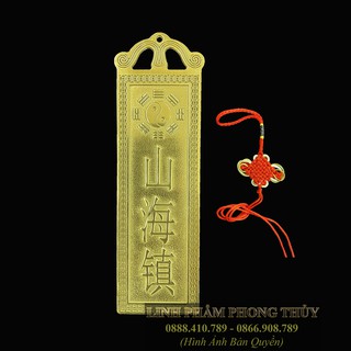 Kim bài Sơn Hải Trấn Đồng nguyên chất 100%