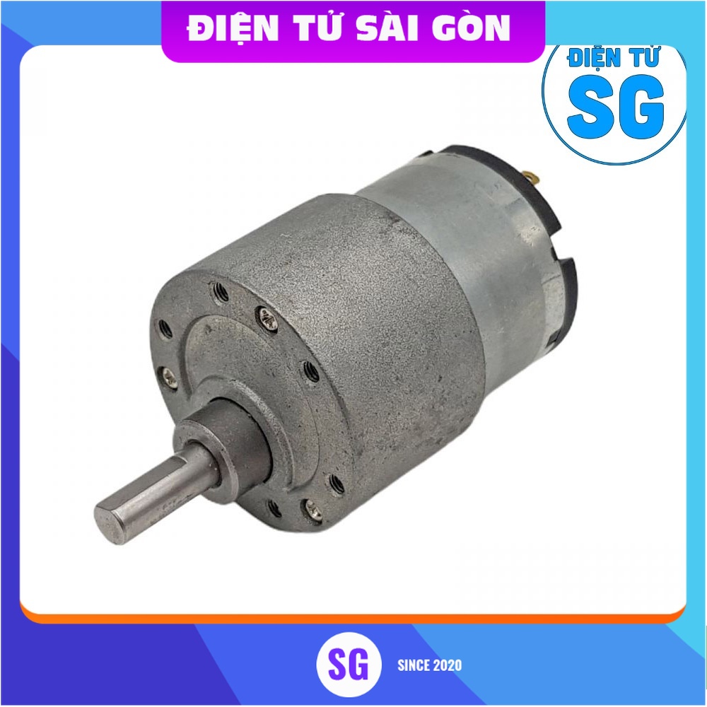 Động cơ giảm tốc JGB37 12V 80rpm