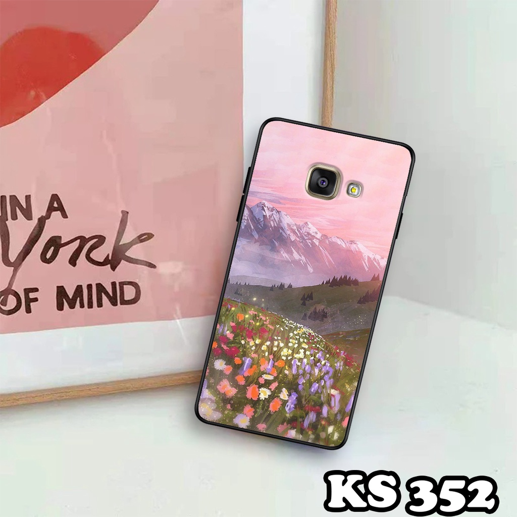 Ốp lưng Samsung A7 2016 - A5 2016 - A3 2016 - Ốp in hình Cánh đồng hoa - Chất liệu TPU siêu bền