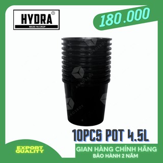 Bộ 10 Chậu nhựa trồng cây cao cấp HYDRA 4.5L
