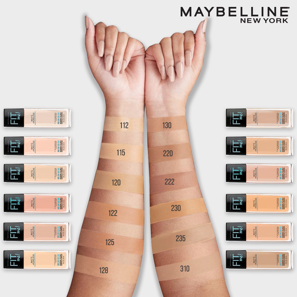 (Chính Hãng) Kem Nền Maybelline Fit Me Matte and Poreless Foundation #125 30ml