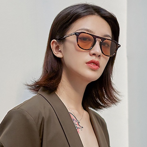 Kính mát gọng vuông nhỏ phong cách Hàn Quốc thời trang cho nam nữ