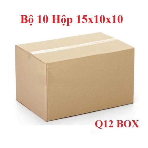 Bộ 10 Hộp Carton 15x10x10 Cm Thùng Carton Giá Rẻ