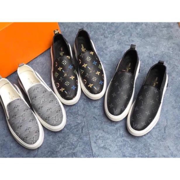 Giầy slip on thời trang-giầy lười da cao cấp fullbox