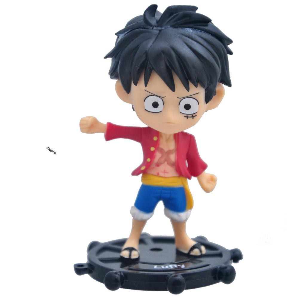 [Mô hình onepiece] ⚡ Ảnh thật ⚡ Combo 6 mô hình nhân vật wcf chibi one piece cao ~10cm cực đẹp - mô hình đẹp