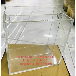Hồ Show Kính Siêu trong - 2 ngăn kéo rời ( Kính Siêu trong)