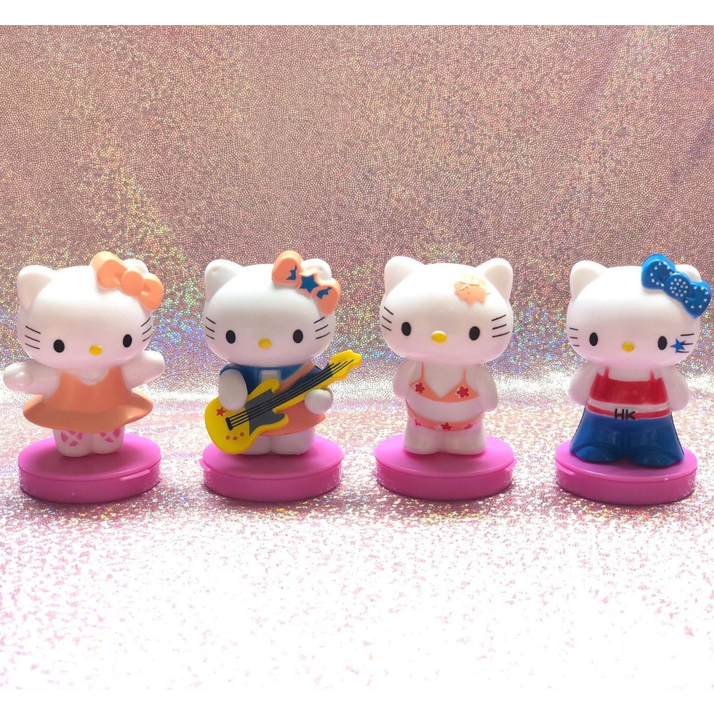 Set 8 Tượng Hello Kitty Mini Dễ Thương Cho Bé