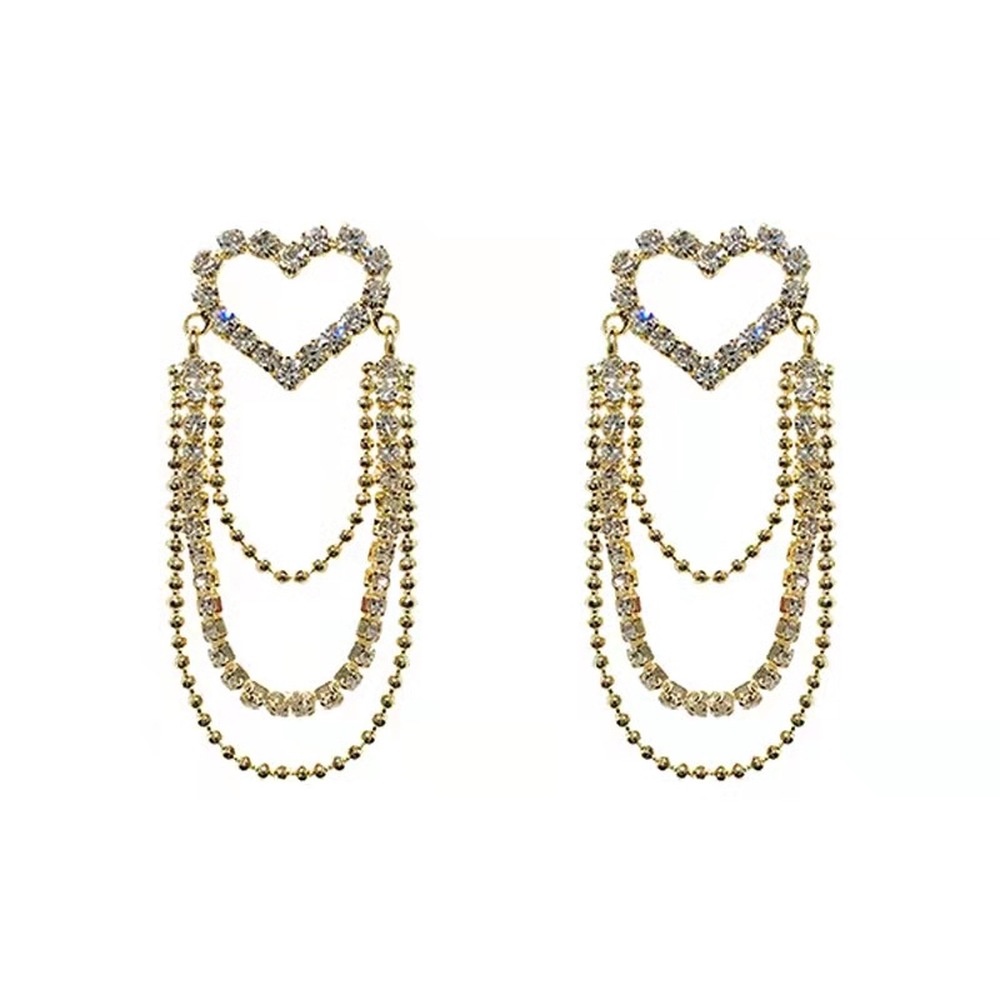 Khuyên Tai Tua Rua Phong Cách Cổ Điển Sang Trọng Dành Cho Nữ