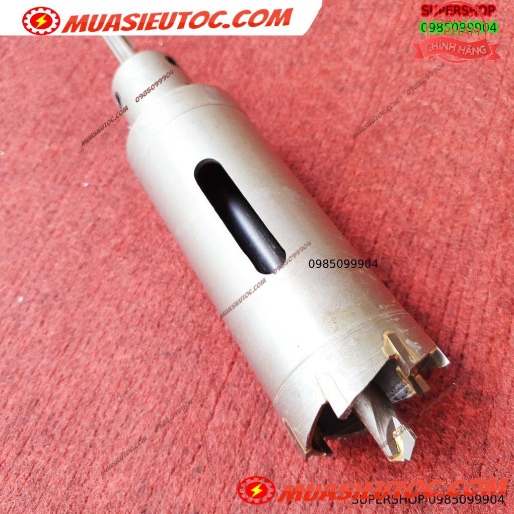 Mũi khoan rút lõi khoét tường gạch sâu Phi 42 x 120 mm không khoan bê tông, không khoan chế búa