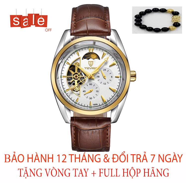 💥FREESHIP+TẶNG VÒNG TAY💥 Đồng hồ nam TEVISE T795A M4-Giảm 15K nhập [ DONG HO NAM ]-Ưu đãi mua đồng h
