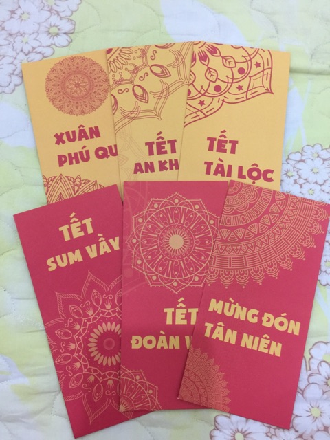 Bao lì xì tết mẫu 2019