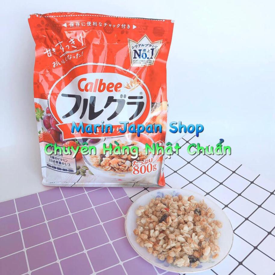 Ngũ cốc Calbee, Ngũ cốc hoa quả Calbee 800gr Nhật Bản