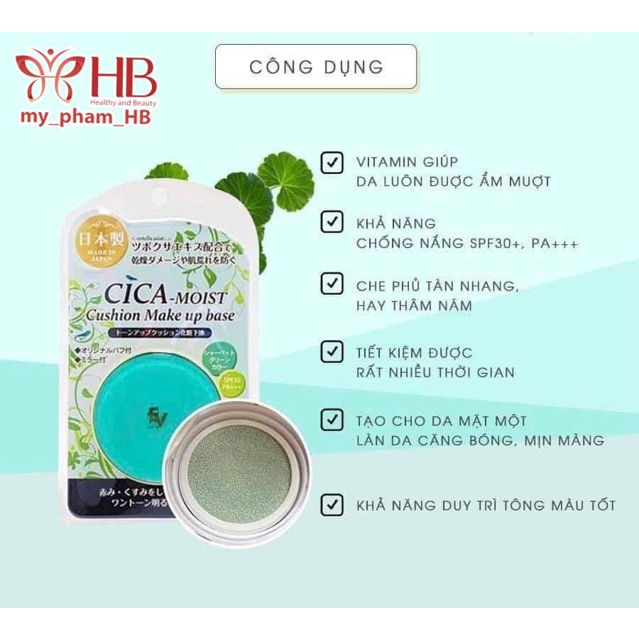 Phấn nước Cica Moist Cushion Make up Base SPF30 PA++++