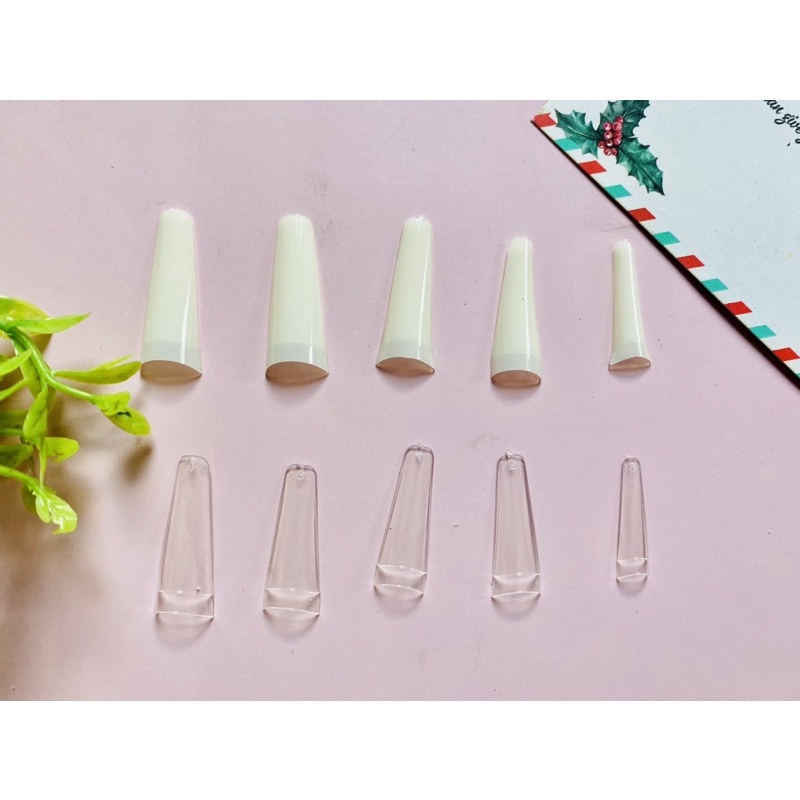 600 Móng nối chính hãng Hình thang nhựa  siêu dẽo