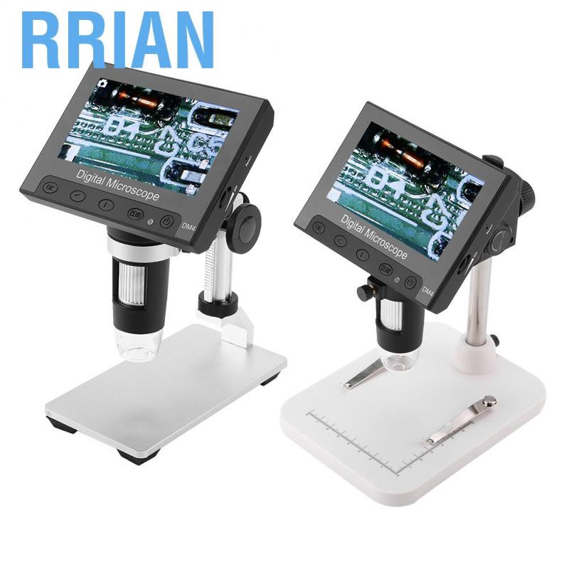 Kính lúp điện có đèn led chất lượng cao DM4 2MP phóng đại 500/1000 lần màn hình 4.3"