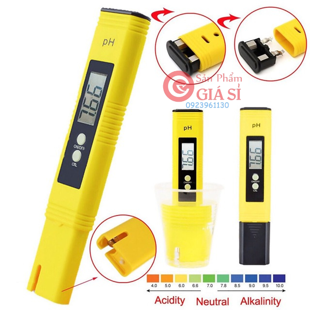 Bút Test PH Của Nước PH-02 - Máy Đo PH Nước Hồ Cá Cảnh ❤️freeship❤️
