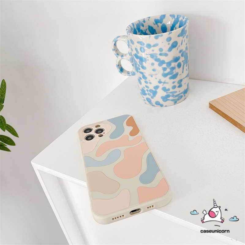 Samsung A32 A72 A52 M12 A12 A50 A50s A30s A10s A20s A21s A31 A51 A71 A11 M11 Colorful Leopard Camouflage Case Soft TPU Straight Egde Back Cover | BigBuy360 - bigbuy360.vn