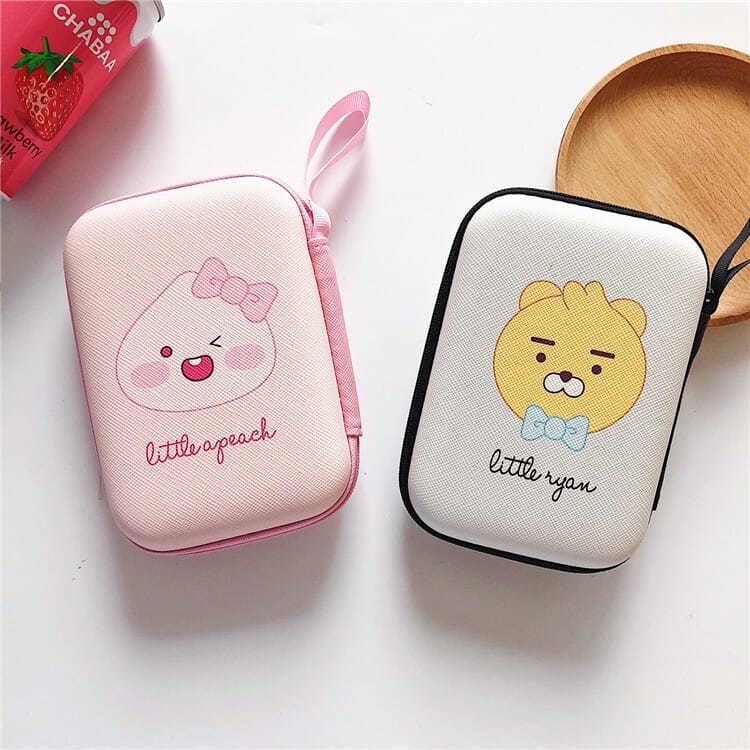 Hộp Đựng Tai Nghe / Dây Cáp USB / Chìa Khóa Họa Tiết Hoạt Hình Snoopy Cậu Bé Bút Chìa Khóa Nhỏ Gọn Hộp lưu trữ số cầm tay14*10cmGói cầm tay