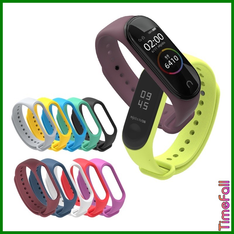 Dây đeo cao su Miband 4, miband 3 chính hãng Mijobs - dây đeo cao su thay thế cho mi band 4/3