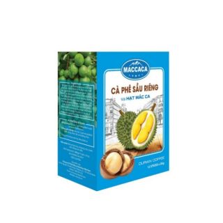 Cà phê sầu riêng với hat mắc ca MACCACA (Hộp 12 gói x 20g)