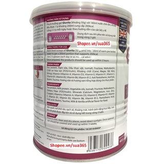 Sữa Gluvita_400g - ( Dành cho người tiểu đường ) - Date Luôn Mới