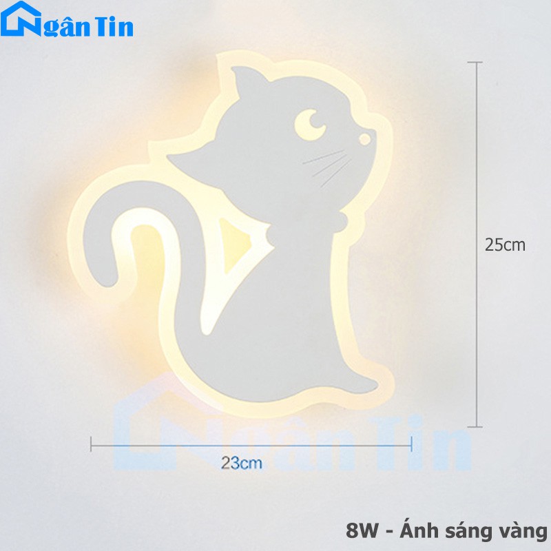 Đèn Led treo tường ốp tường trang trí trong nhà cầu thang Led 8W 220V V2154 Ngân Tin