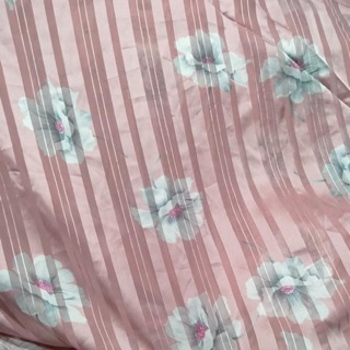 Vải voan sọc màu hồng số 83