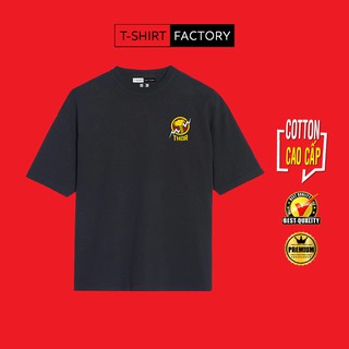Áo thun tay lỡ Factory premium cotton dáng unisex form rộng rabbit 3 A51 phong cách Ulzzang A11