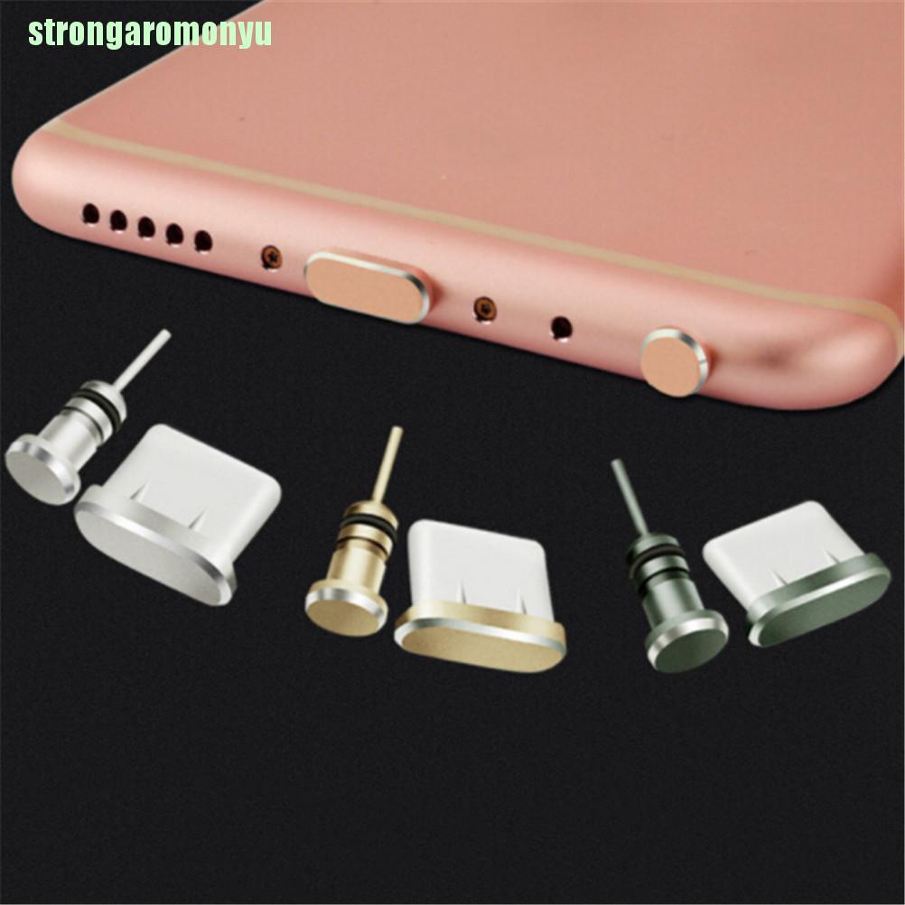 1 Bộ Nút Bịt Chống Bụi Cho Cổng Sạc USB Type C