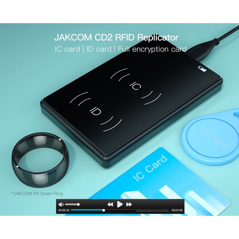 Đầu Đọc Thẻ RFID CD2 RFID 125KHz 13.56 MHz RFID Cho JAKCOM R4