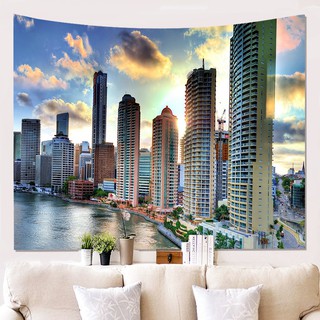 Tranh Dán Tường 3D Hình Tòa Nhà