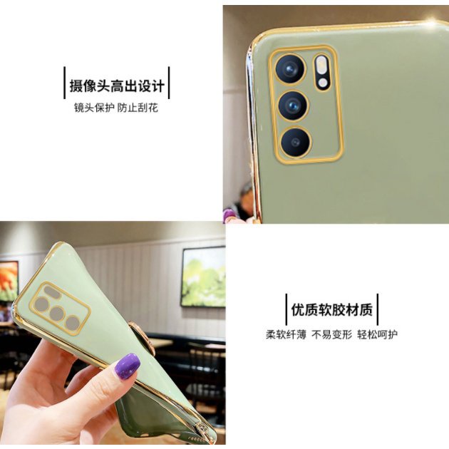 Ốp Điện Thoại Mềm Bảo Vệ Ống Kính Máy Ảnh Cho OPPO A16 Reno 6Z OPPO Reno 6Z A16