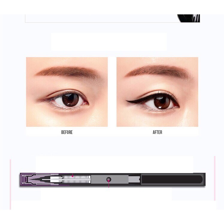 Bút Gel Kẻ Mắt Không Trôi MayCreate Eyeliner BK12